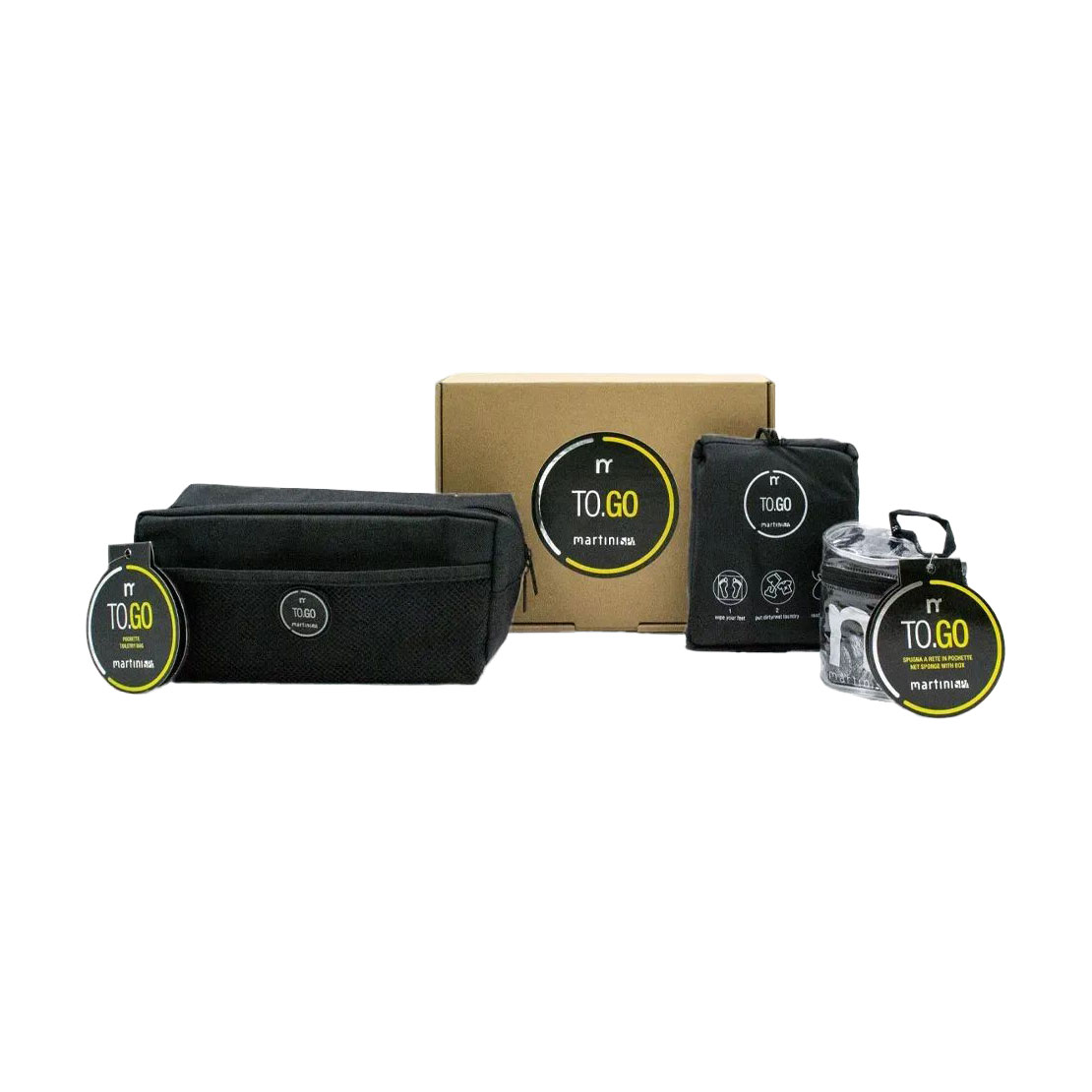 Набір MARTINI SPA To.Go Kit Travel (мочалка-сітка, 1 шт + килимок для ніг, 1 шт + сумка-клатч, 1 шт) (7814WEB)